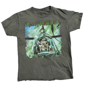 2022 Iron Maiden LEGACY OF THE BEAST World Tour Green Shirt S/M SEE MEASUREMENTS